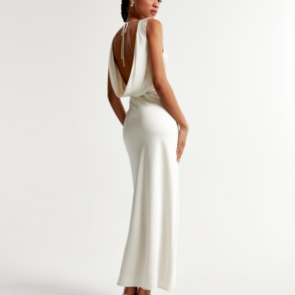Abercrombie Plunge Cowl MIDI dress - Picture 2 of 2
